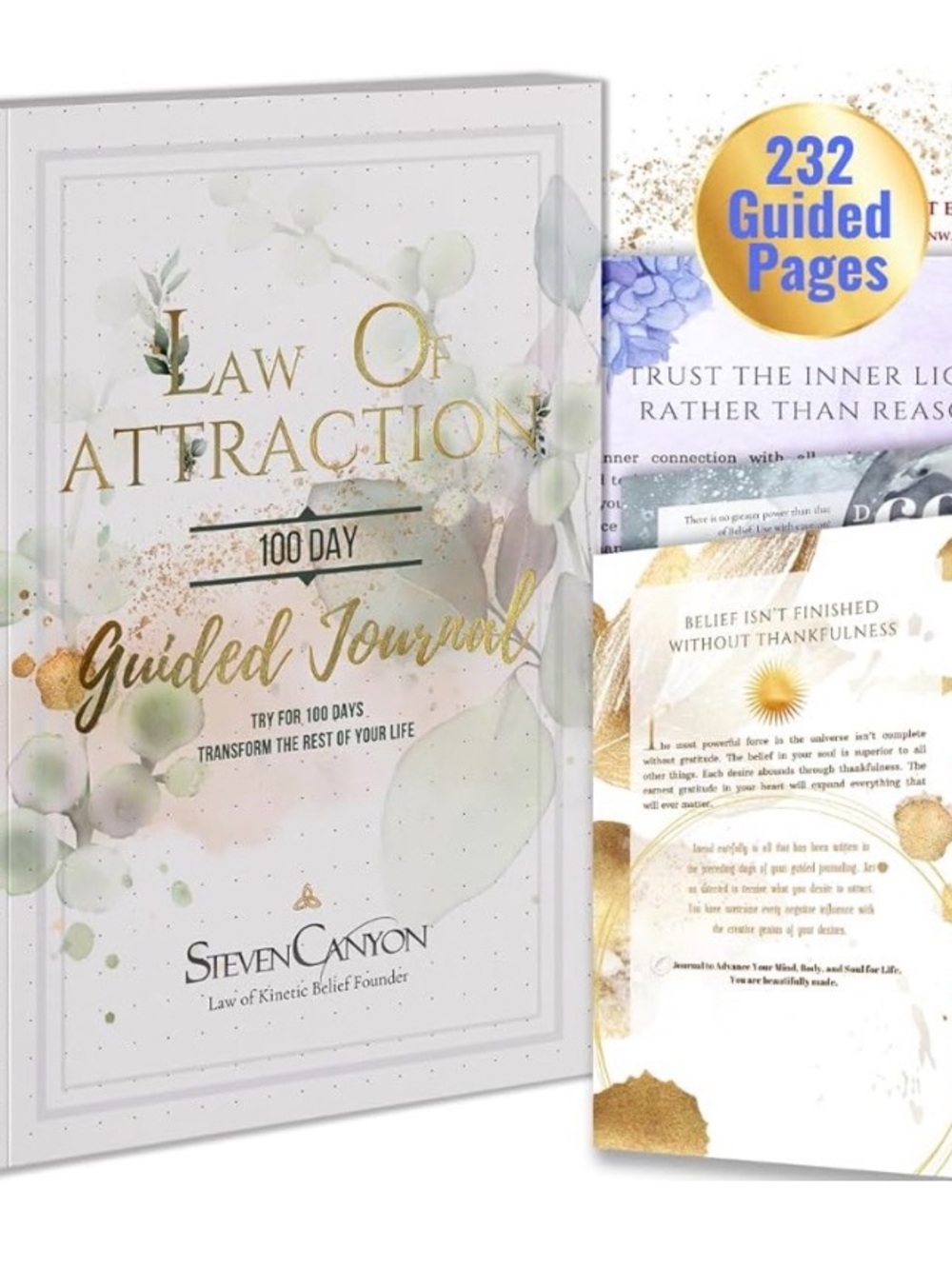 Law of Attraction 100-Day Guided Journal 227 Pgs new